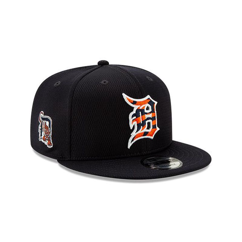 MLB Detroit Tigers Batting Practice 9Fifty Snapback (GKZ2204) - Blue New Era Caps